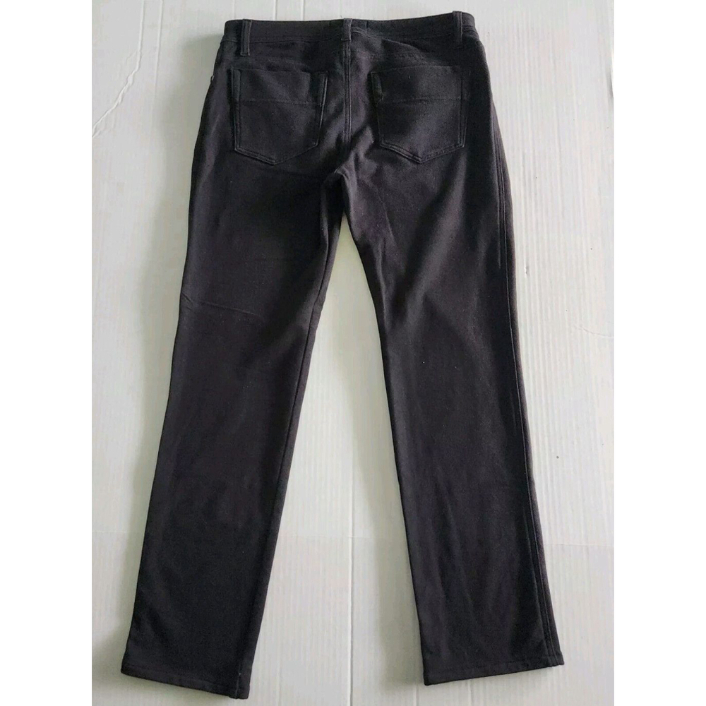 Swet Tailor Men's Size 33x32 Black Stretch Pants  Made In Usa Active Wear - Picture 2 of 13